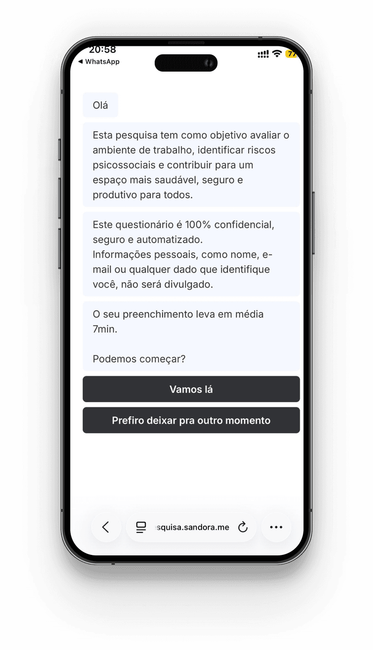 Continuous psychosocial risk monitoring